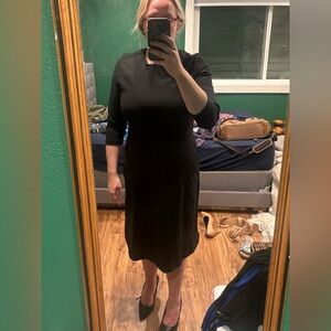 Betabrand Black Dress XL with pockets